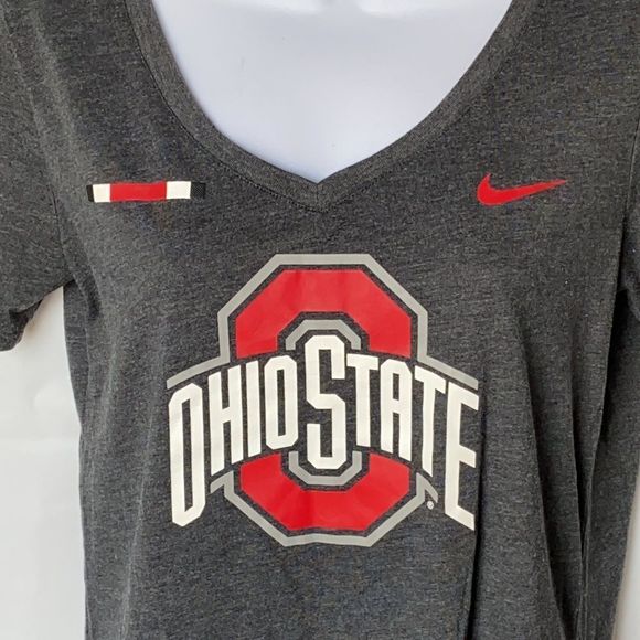 Nike Ohio State Buckeye grey Tee size Small - Picture 2 of 6